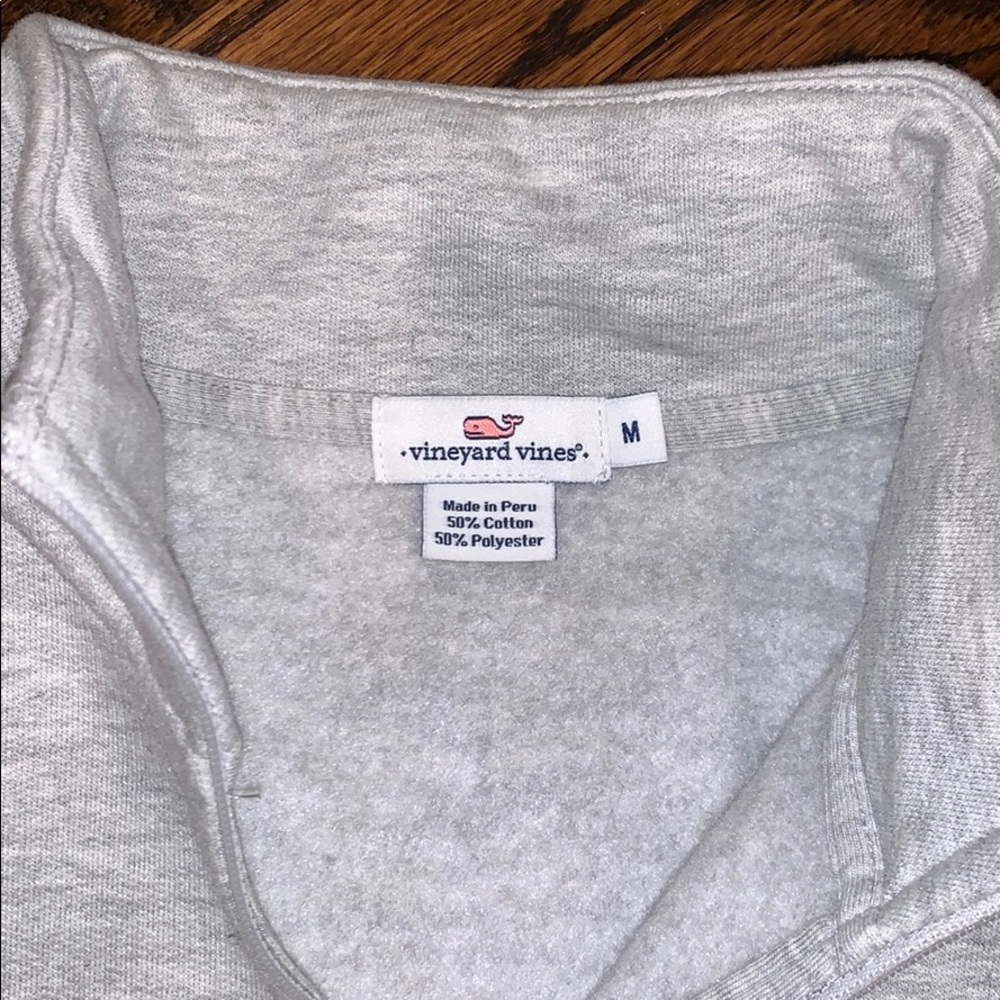 VINEYARD VINES grey quarter zip - Picture 3 of 6
